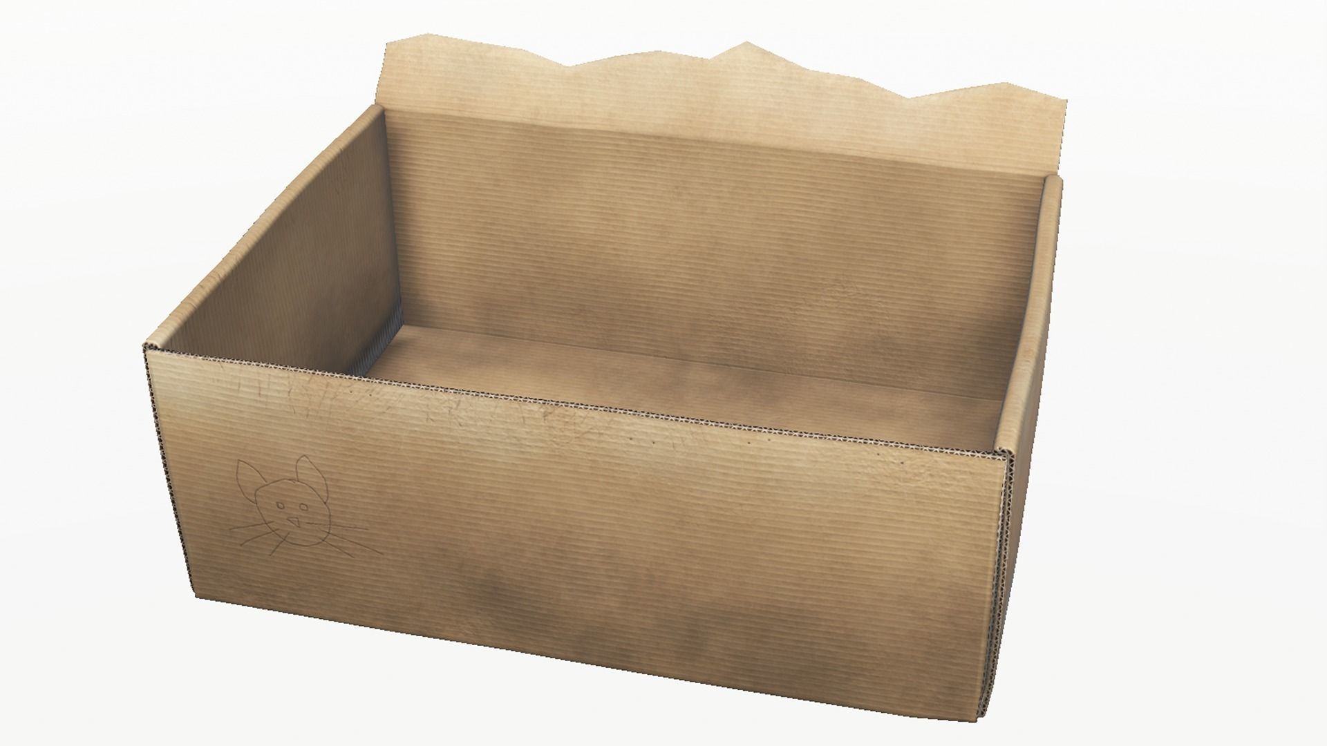 Cats -Stray Low-poly 3D model_24