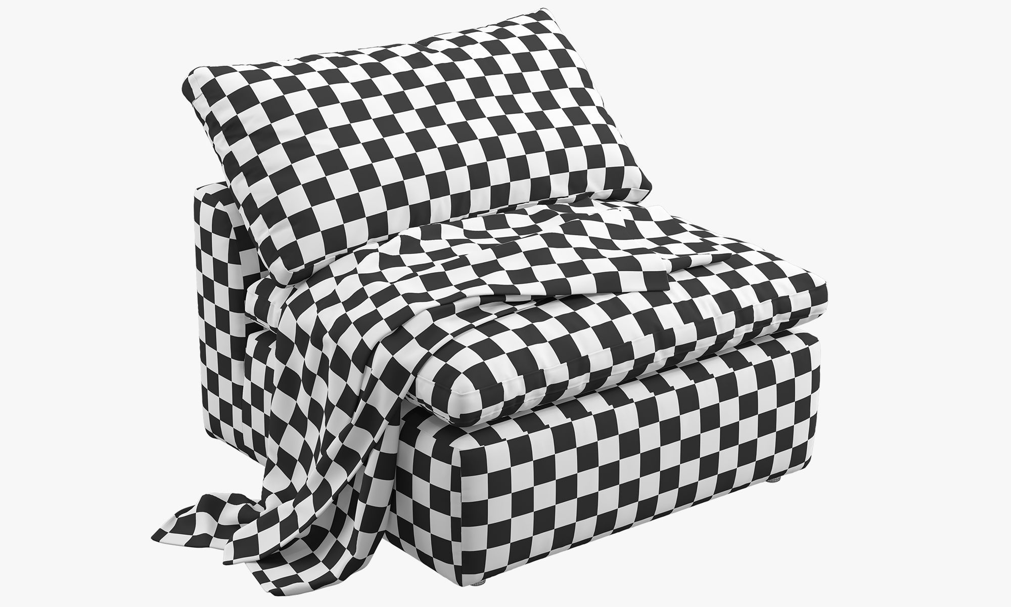 Joybird Bryant Armless Chair 3D model_16