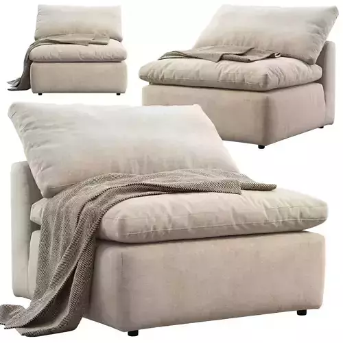 Joybird Bryant Armless Chair 3D model