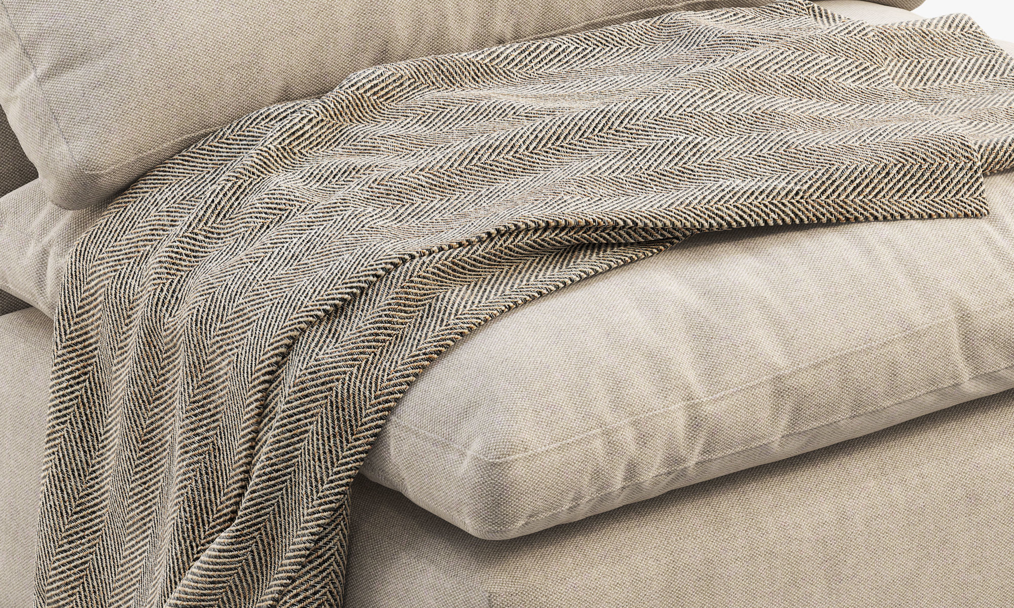 Joybird Bryant Armless Chair 3D model_6