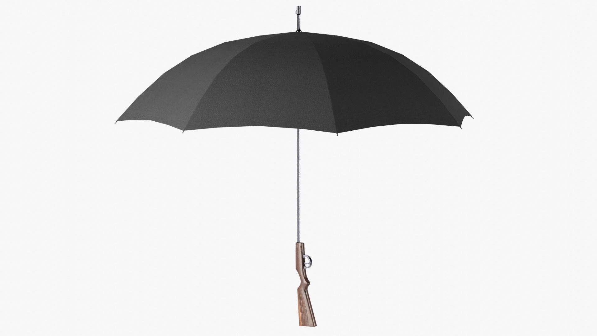 Umbrella gun Low-poly 3D model_5
