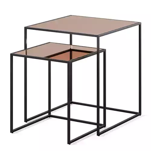 Sute Coffee Table Set by La Forma 3D model