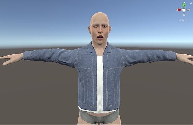 Male Vest Free low-poly 3D model