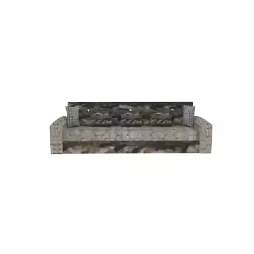 brown sofa and brown cushions