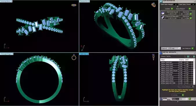MCD-130 ring with diamonds