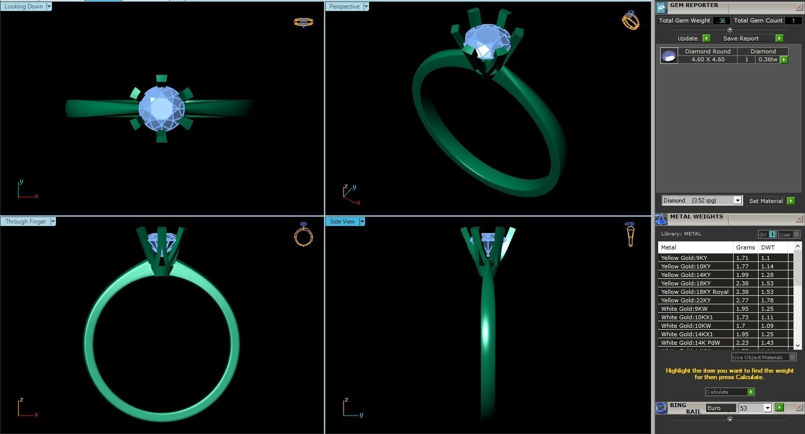 MCD-124 engagement ring 3D print model_1