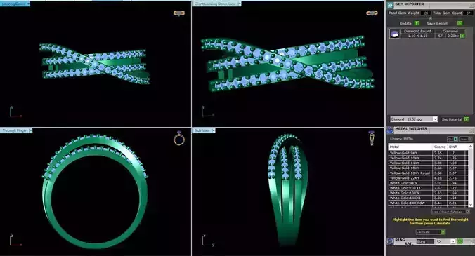 MCD-120 making diamond ring
