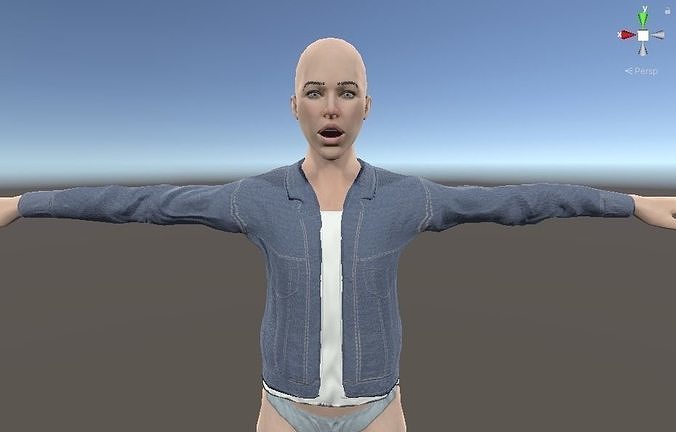 Female Vest Free 3D model