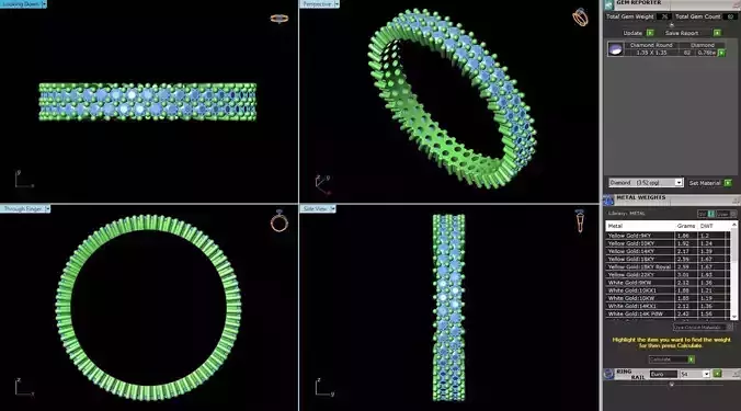 MCD-076 ring made of wires