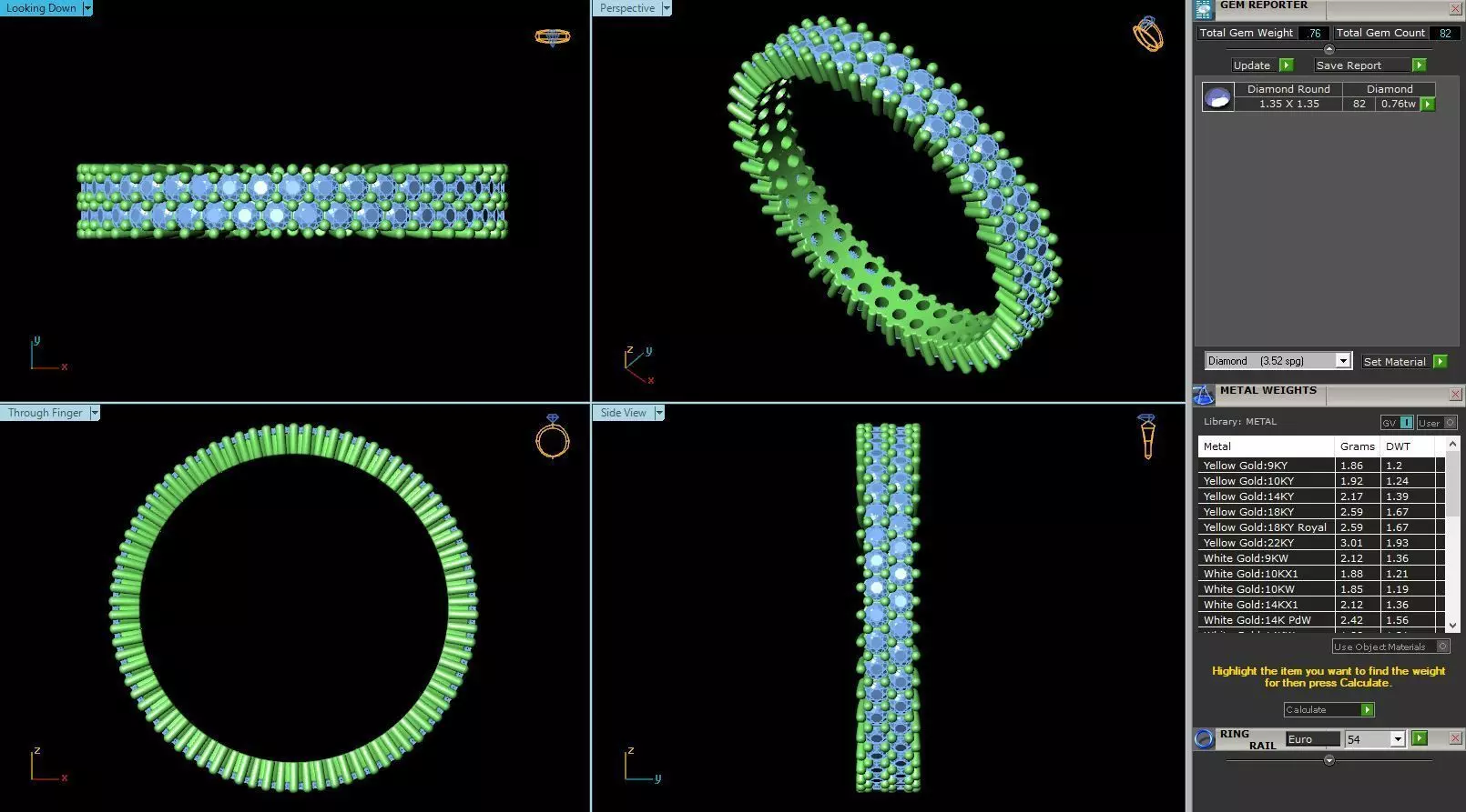 MCD-076 ring made of wires 3D print model_0