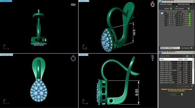 MCD-075 jewelry design 3D print model