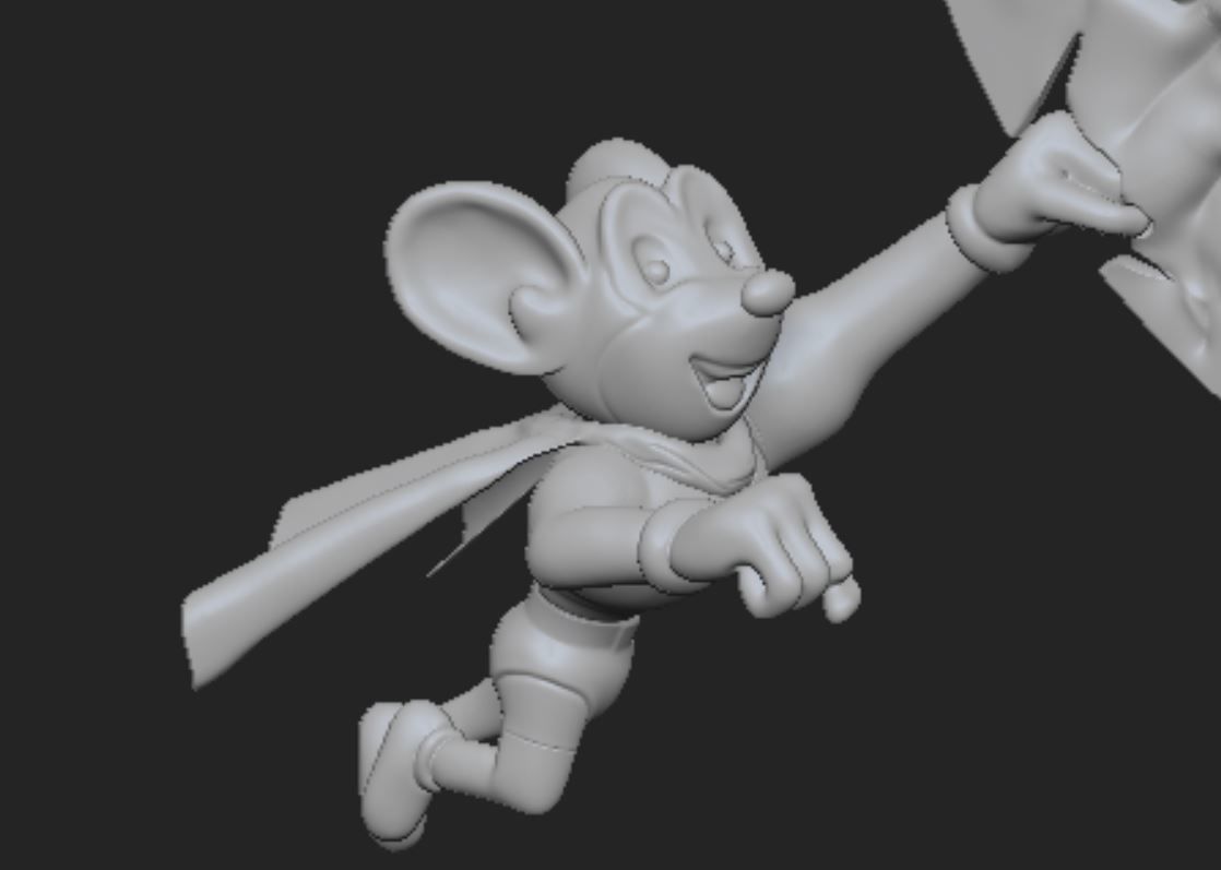 Mighty Mouse Super mouse 3D print model_3