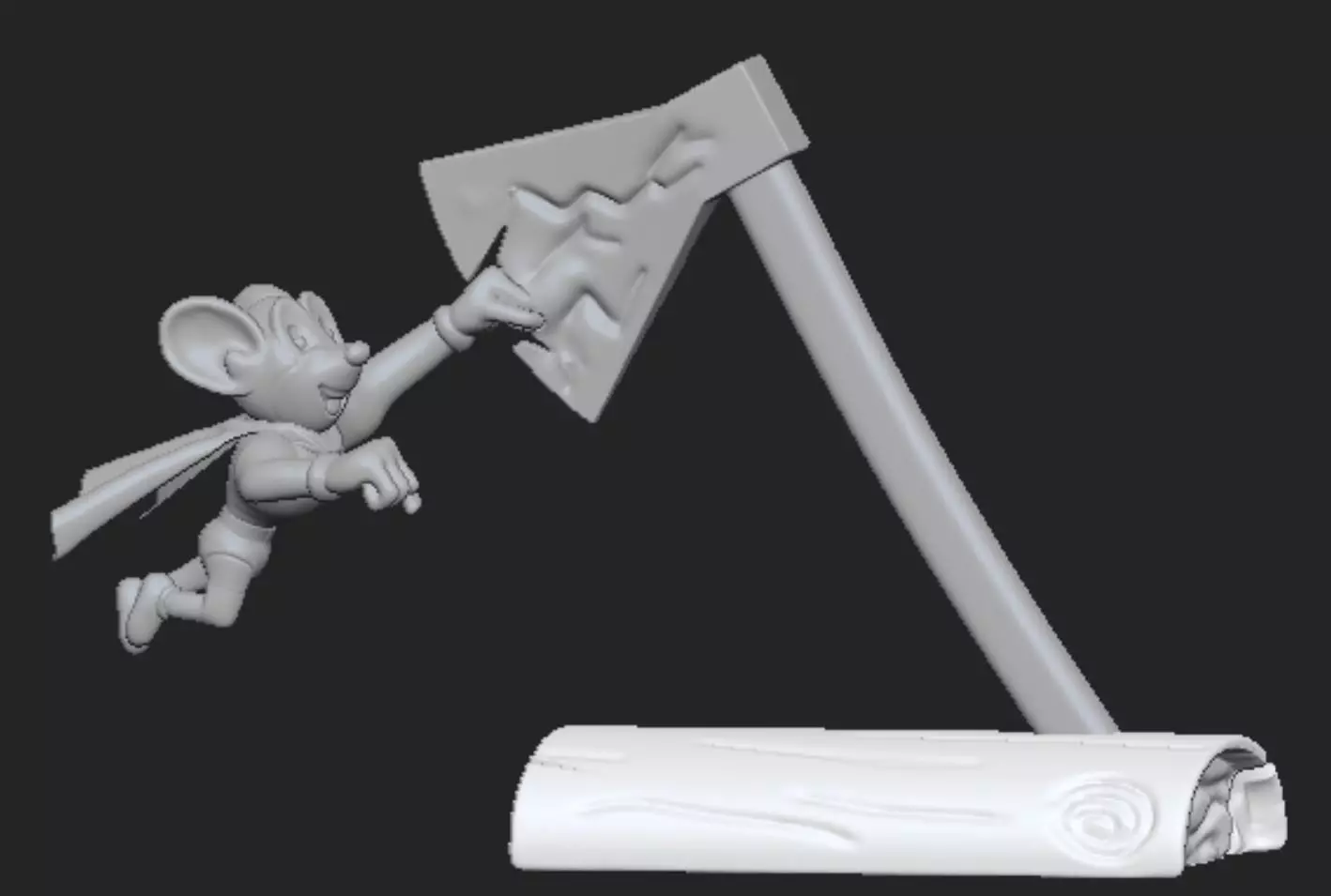 Mighty Mouse Super mouse 3D print model_0