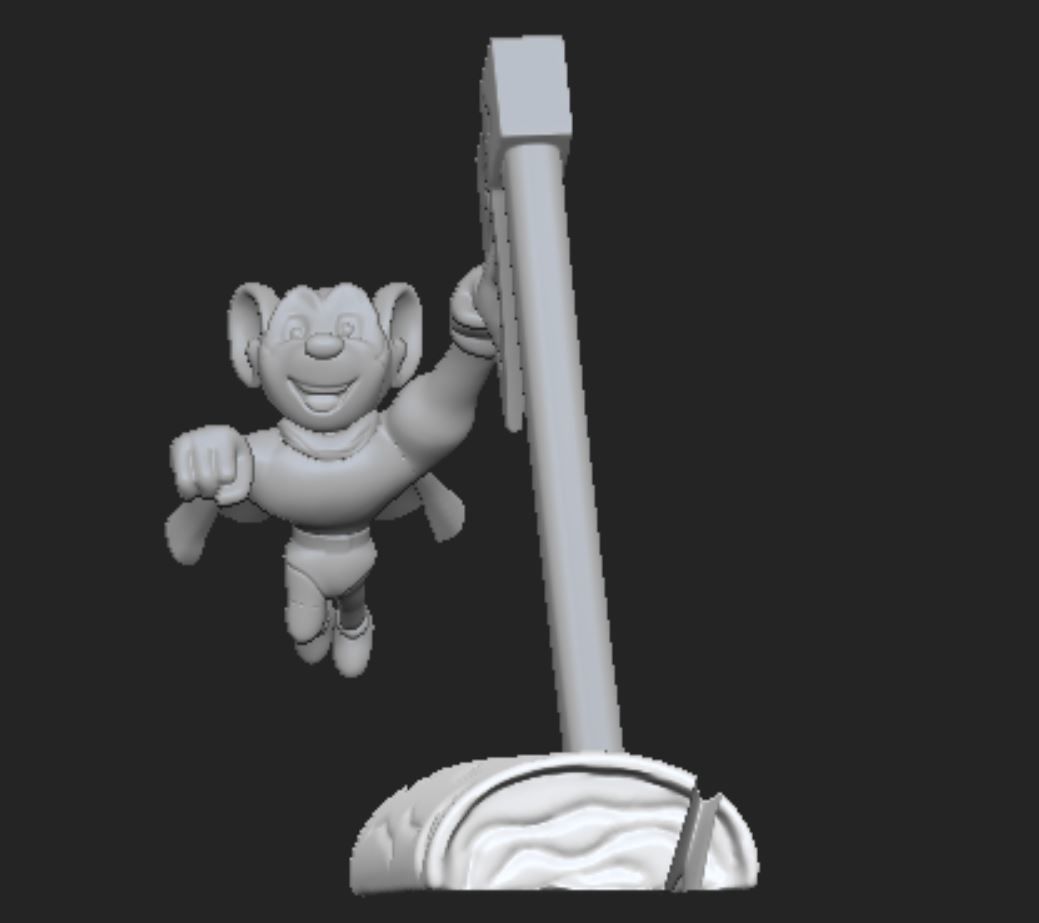Mighty Mouse Super mouse 3D print model_2