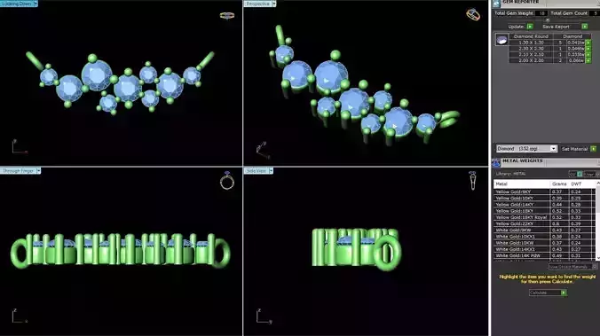 MCD-058 computer screen showing different