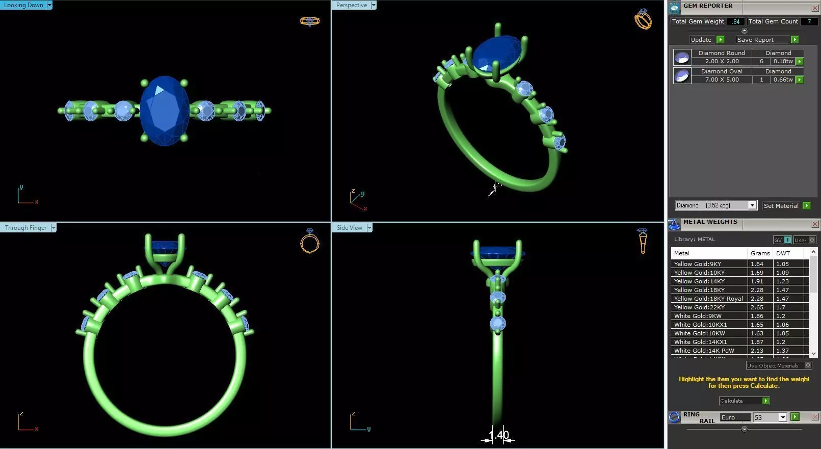MCD-032 diamond ring with sapphires 3D print model_0
