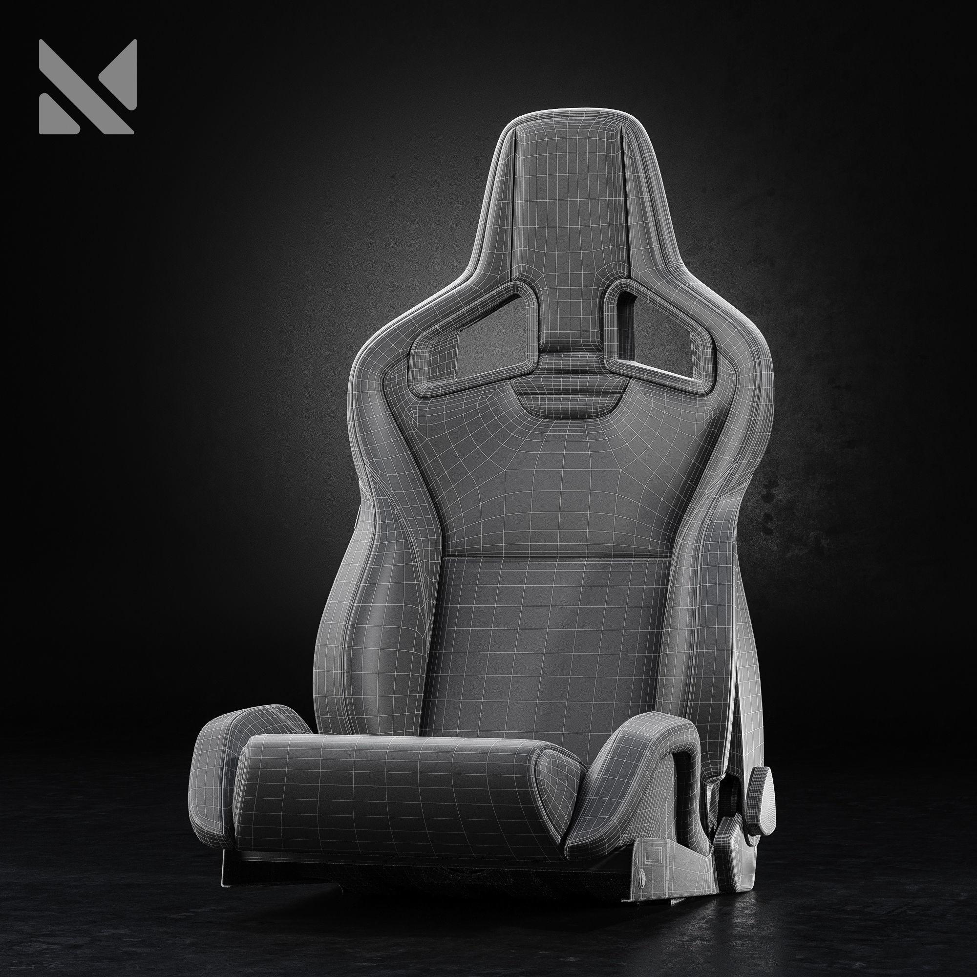 RECARO Sportster CS Nurburgring Edition 3D model_6