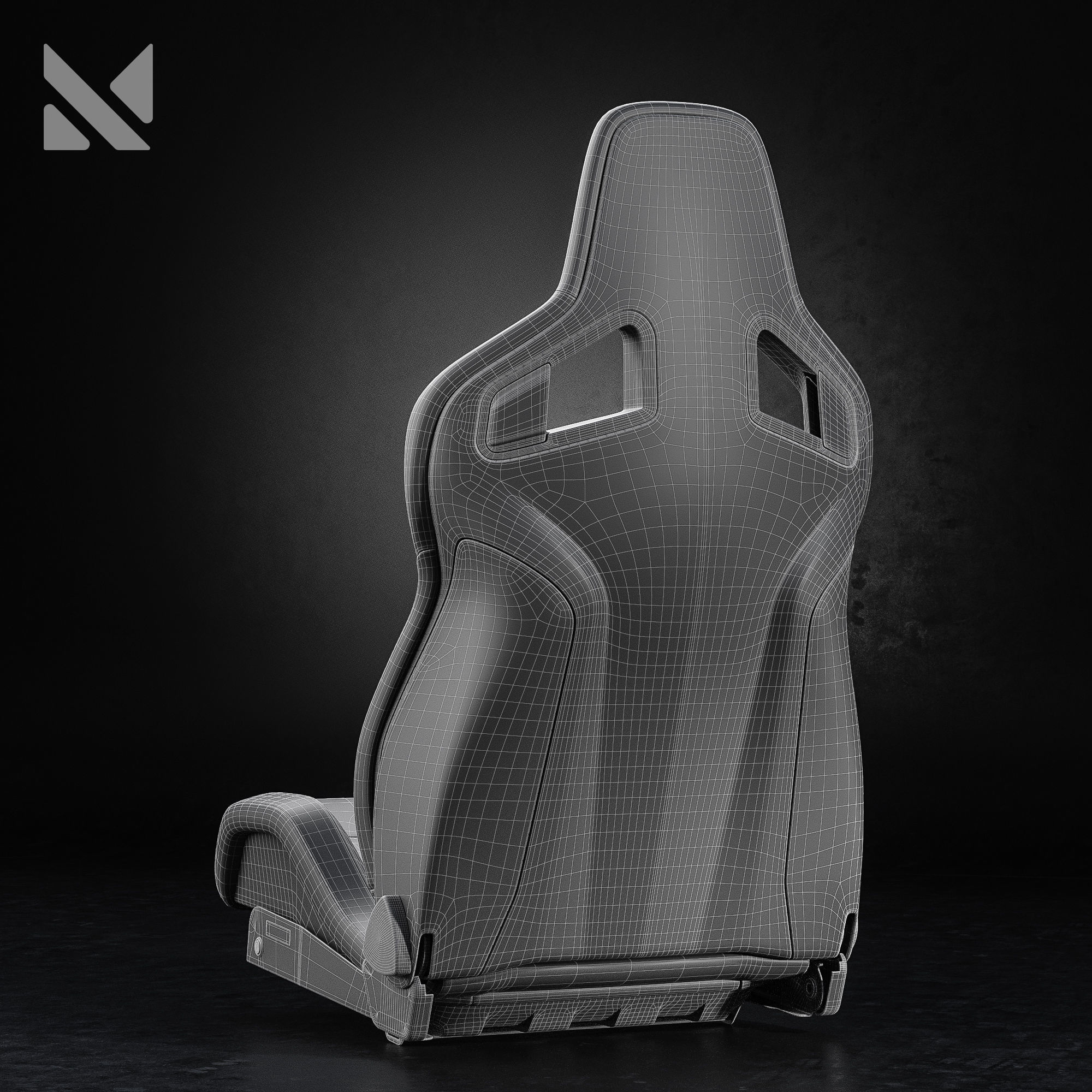 RECARO Sportster CS Nurburgring Edition 3D model_7