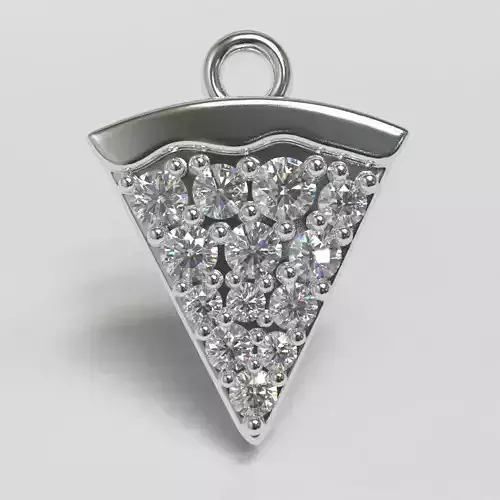 The Pizza Slice Pendant Charm