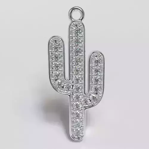 The Cactus Charm Pendant