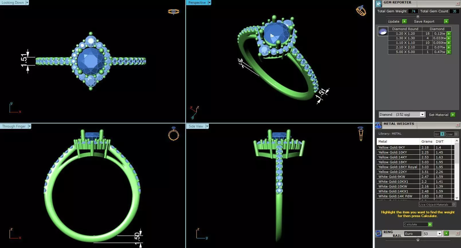 MCD-003 engagement ring 3D print model_0