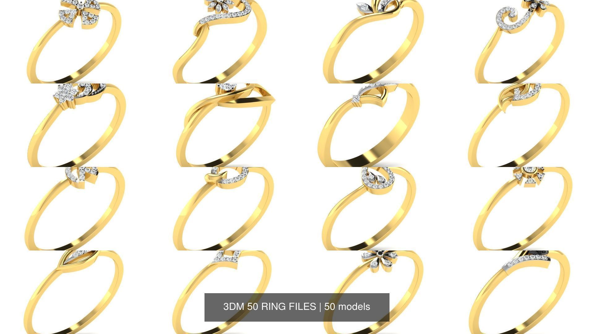 3DM 50 RING FILES 3D Model Collection_2