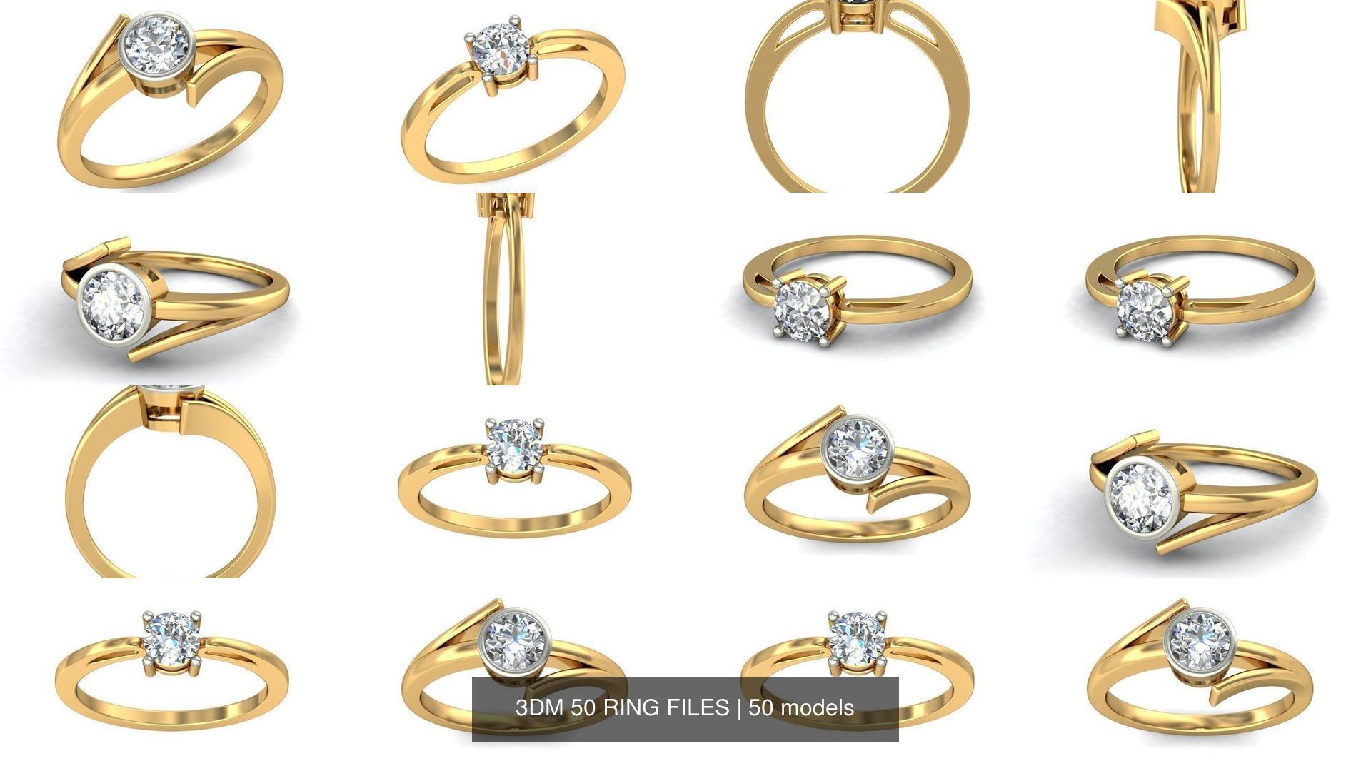3DM 50 RING FILES 3D Model Collection_6