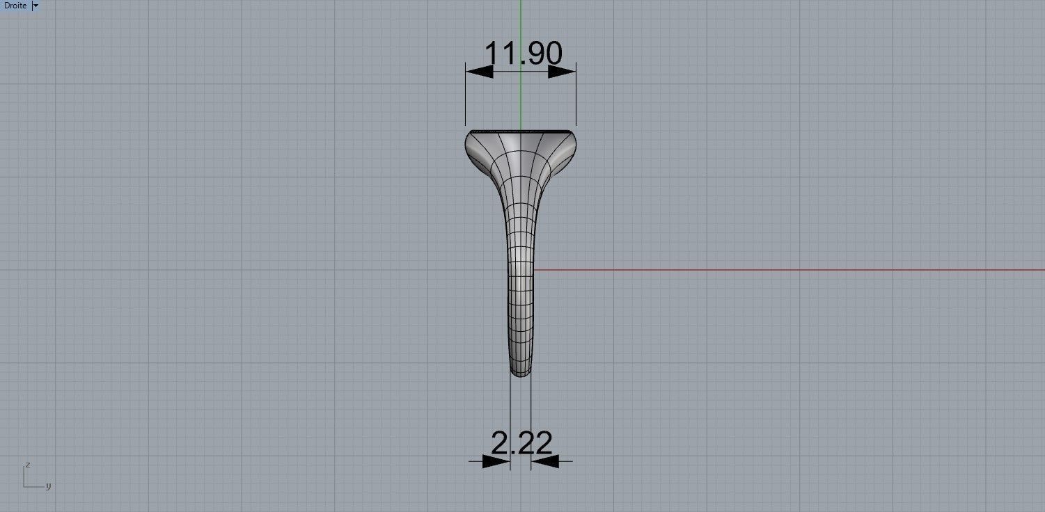 Simple signet ring 3D print model_10