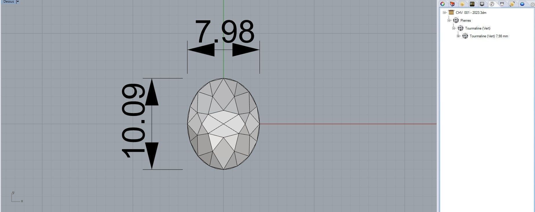 Simple signet ring 3D print model_11