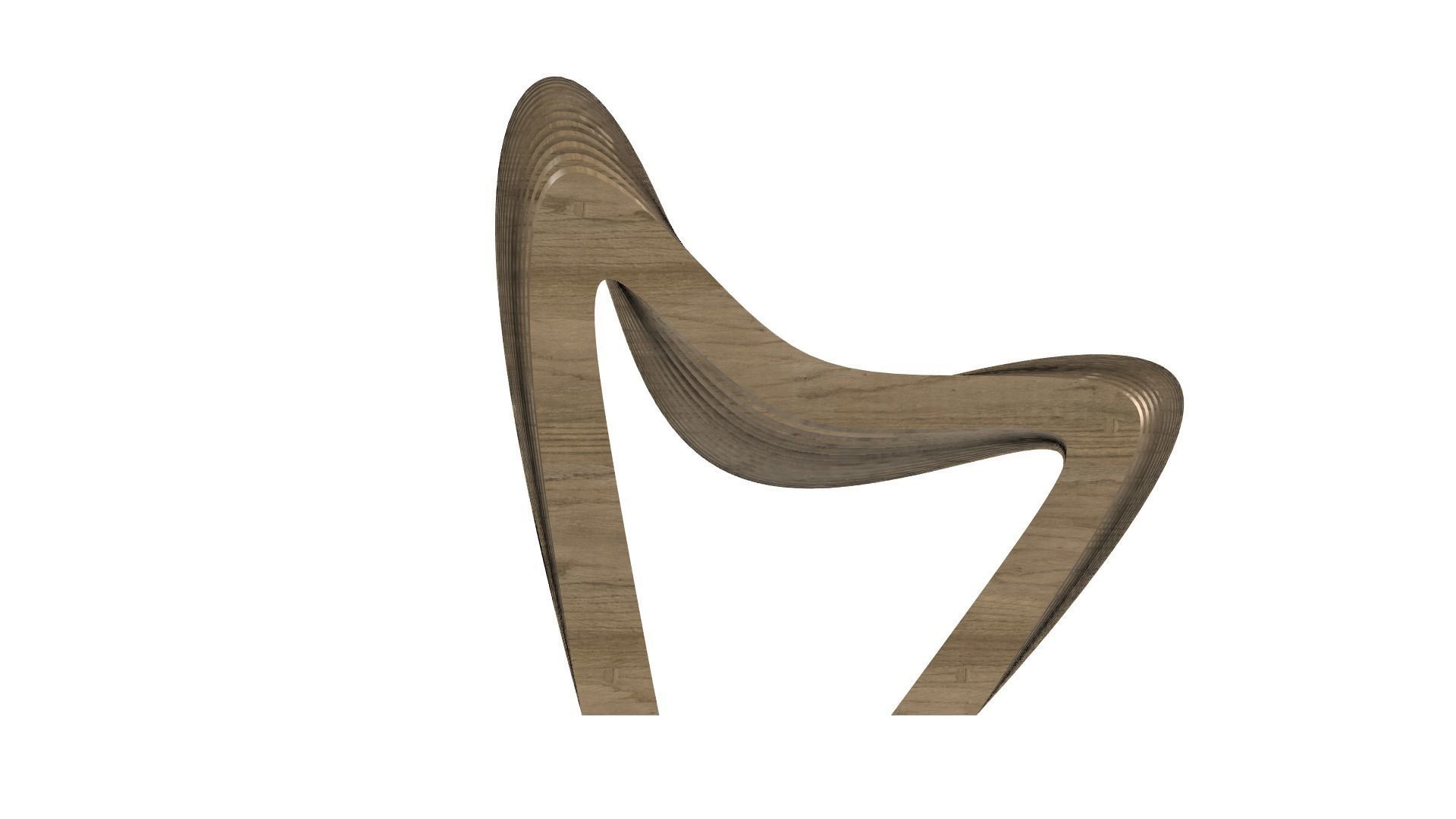 Parametric bench 2s2 3D model_5