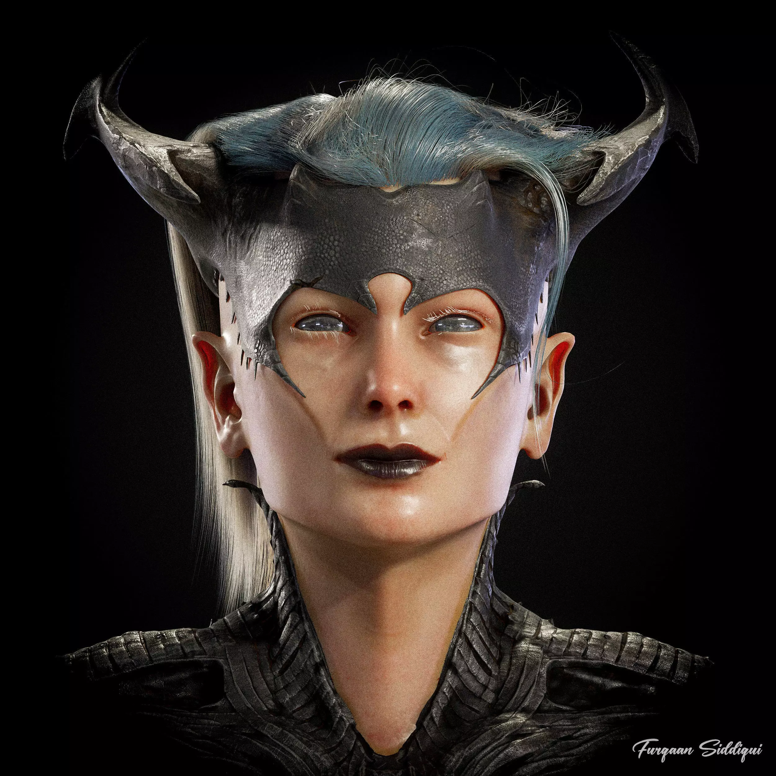 Melisa Queen Character Free low-poly 3D model