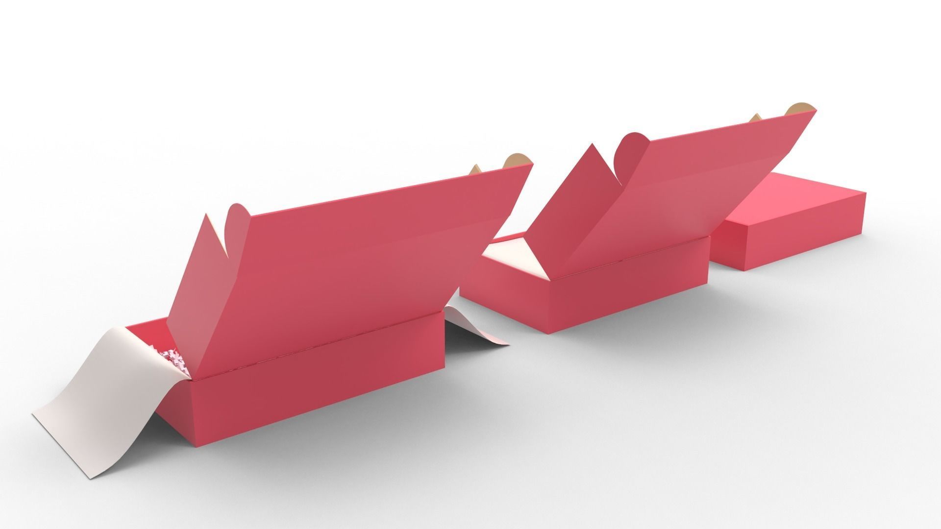 Cardboard Box 3D model_7