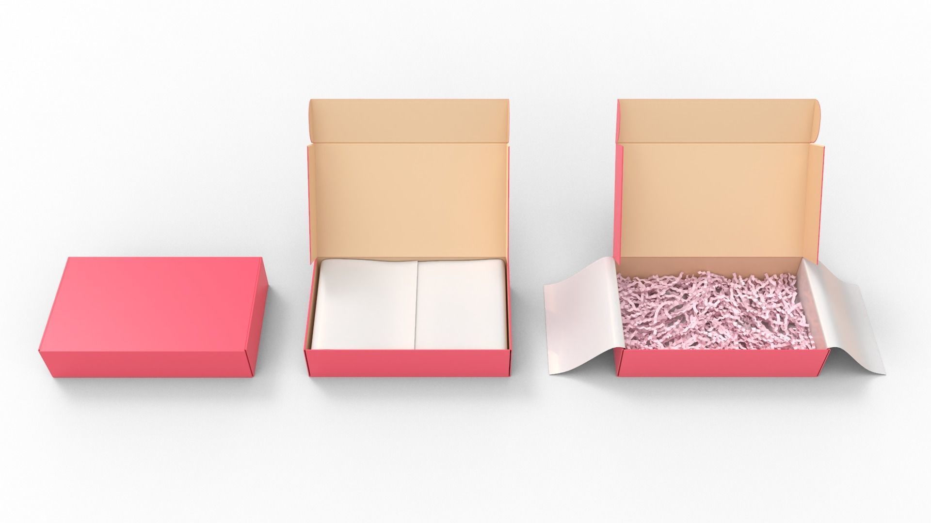 Cardboard Box 3D model_1