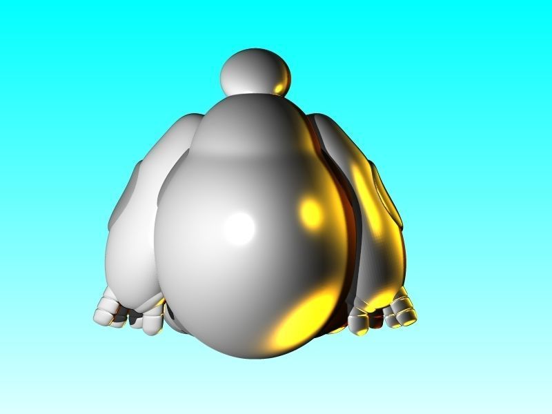 BAYMAX DISNEY SERIE PIXAR BIG HERO 6 3D print model_3