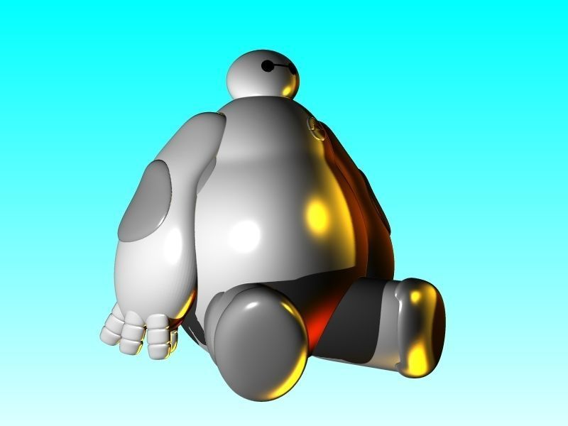 BAYMAX DISNEY SERIE PIXAR BIG HERO 6 3D print model_1