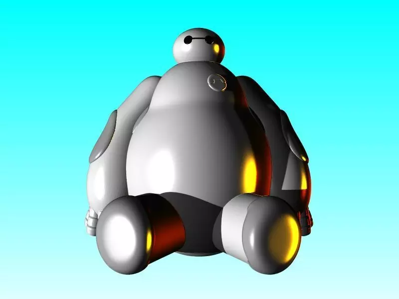 BAYMAX DISNEY SERIE PIXAR BIG HERO 6 3D print model_0