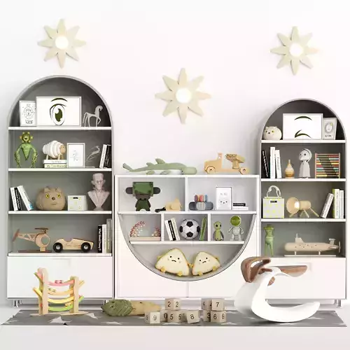 Children Room Set 2 Smile Bookcase 