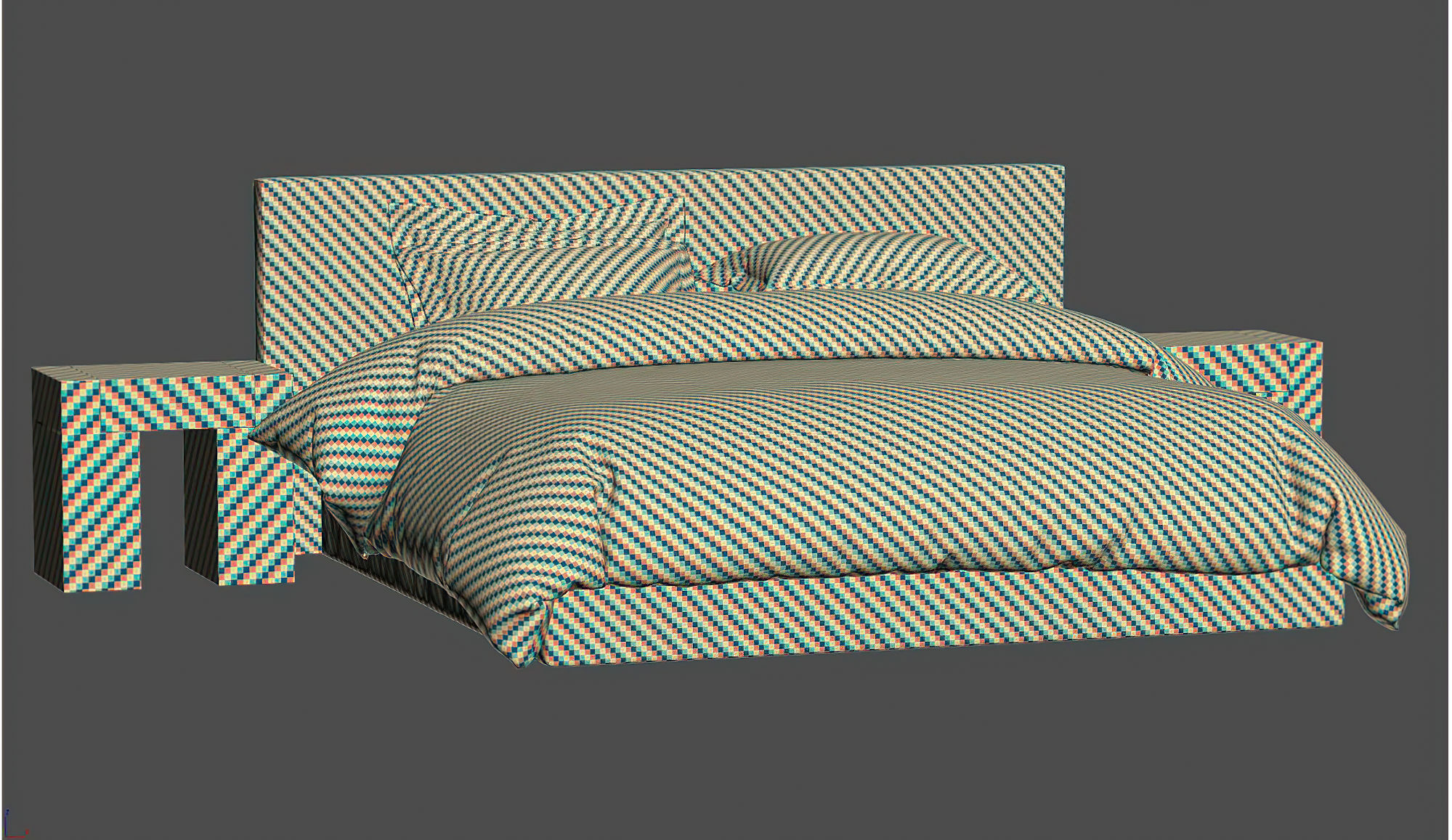 Jack Double bed  3D model_8