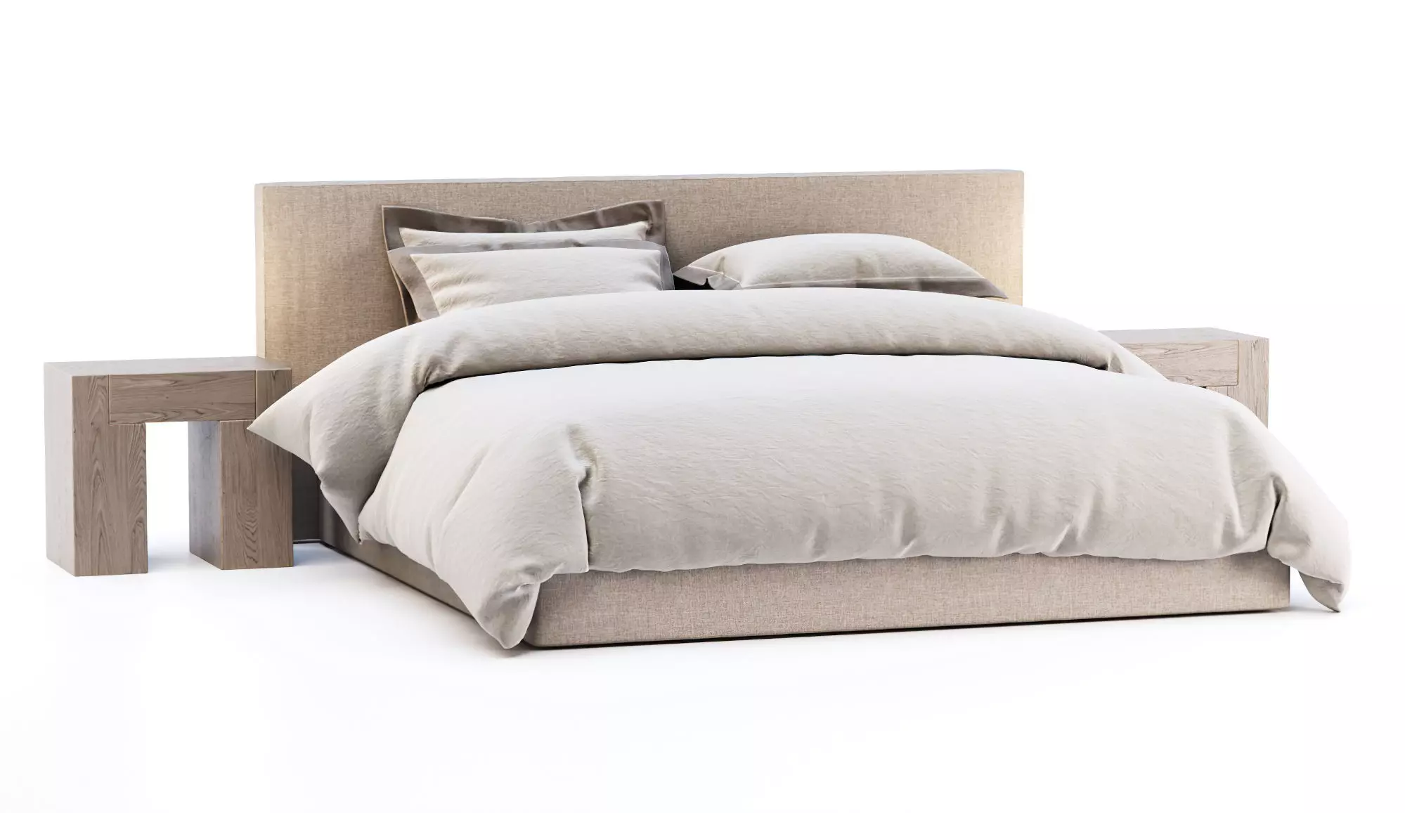 Jack Double bed  3D model_0