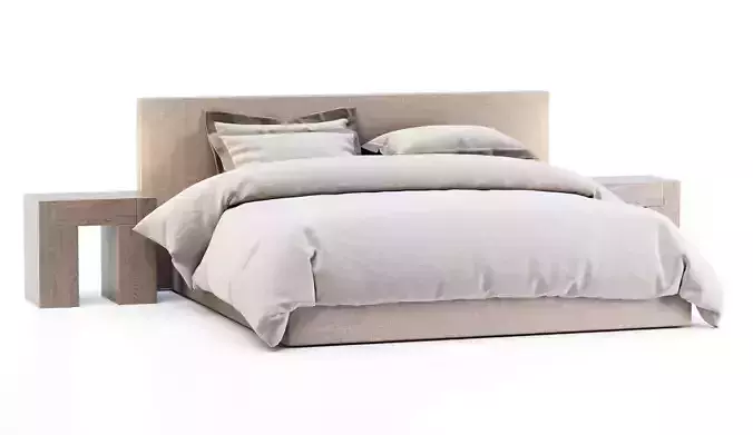 Jack Double bed  3D model