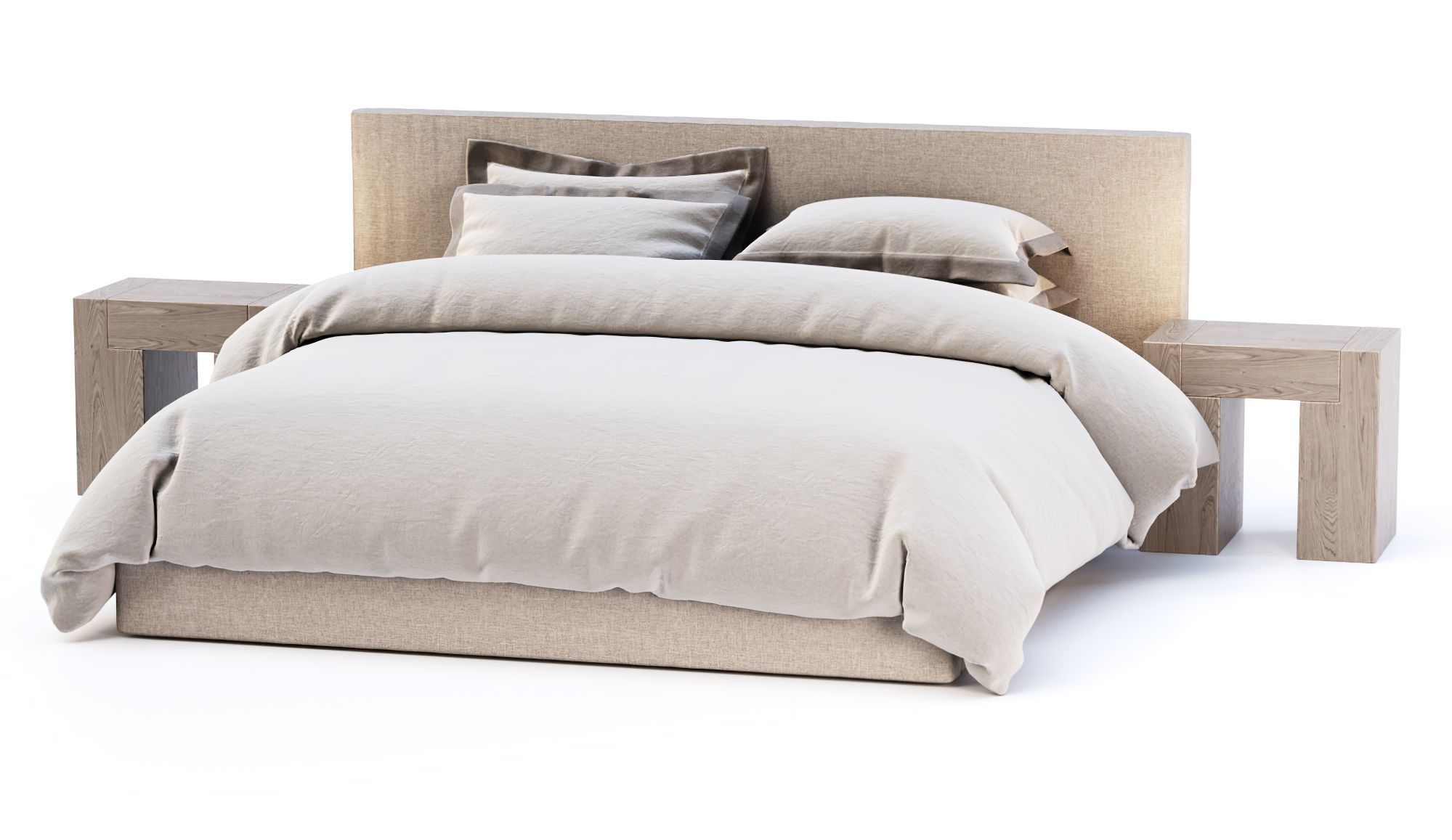 Jack Double bed  3D model_1