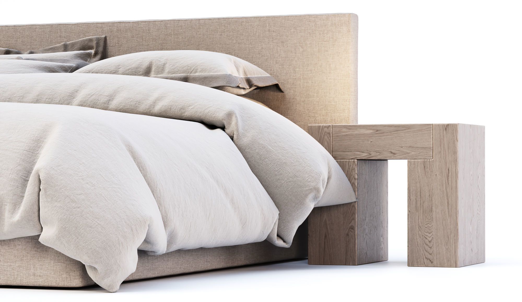 Jack Double bed  3D model_3