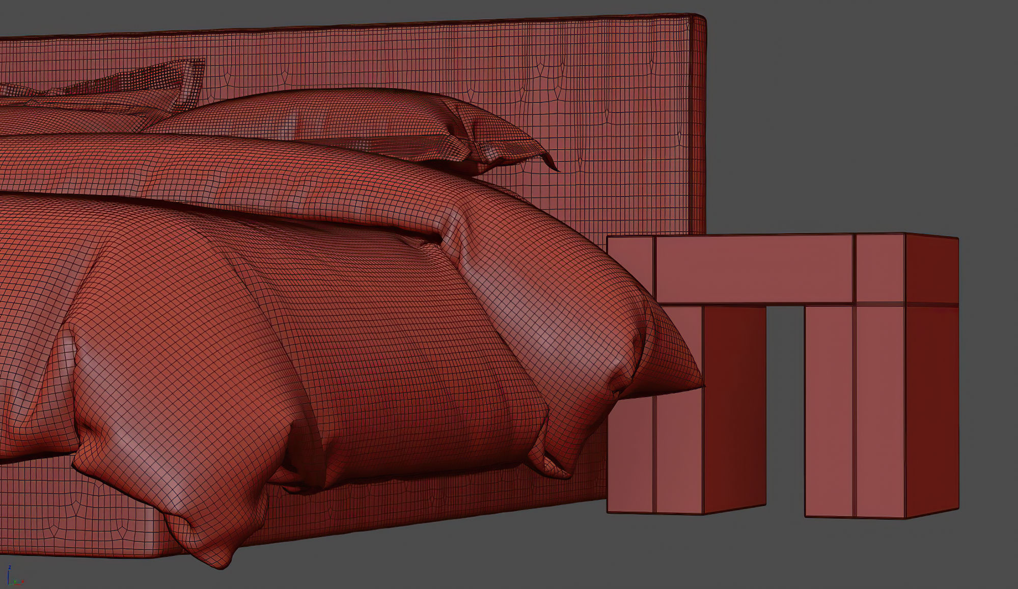 Jack Double bed  3D model_6