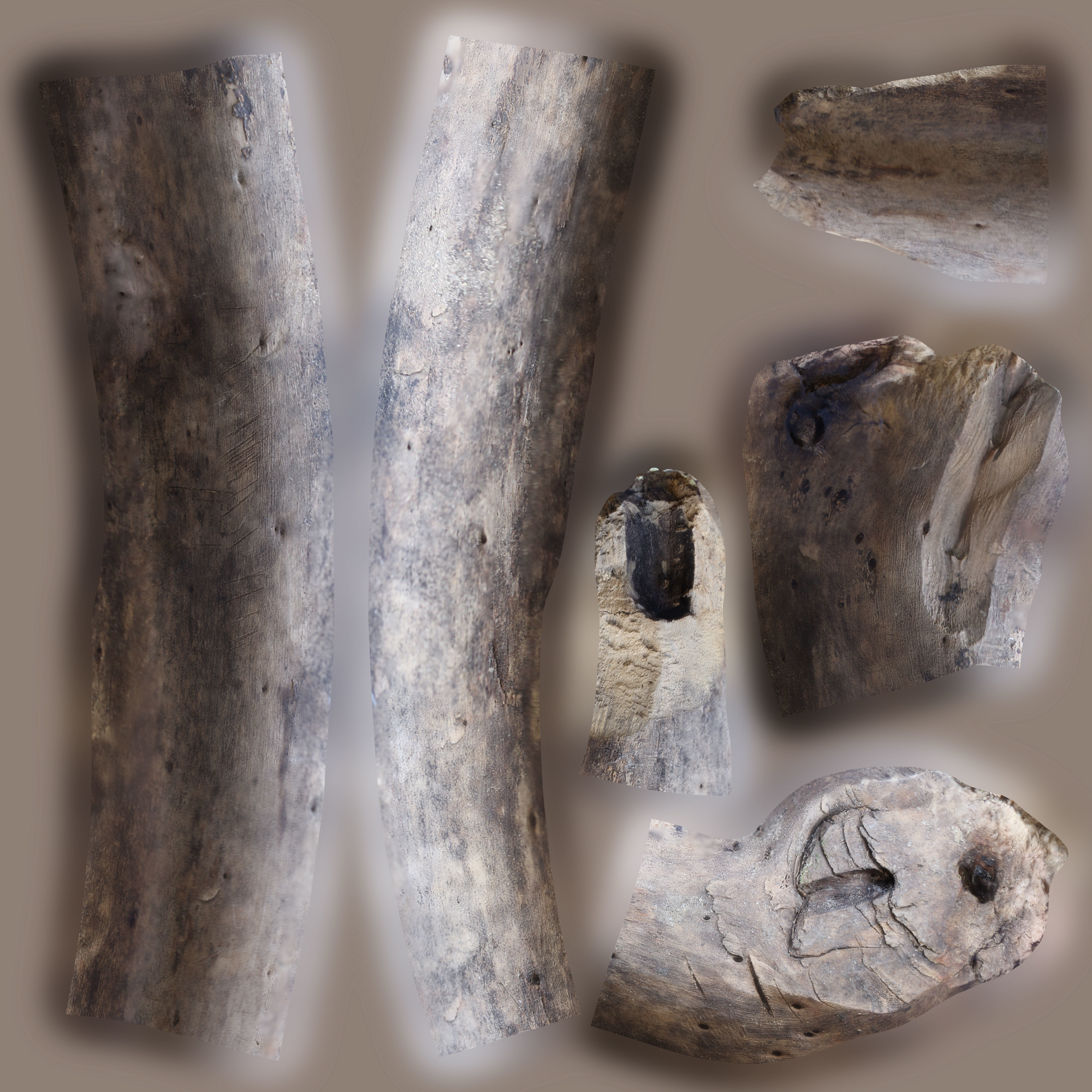 PSWooden005 scanned stick 3D model_16