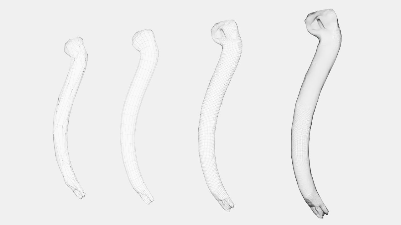 PSWooden005 scanned stick 3D model_11