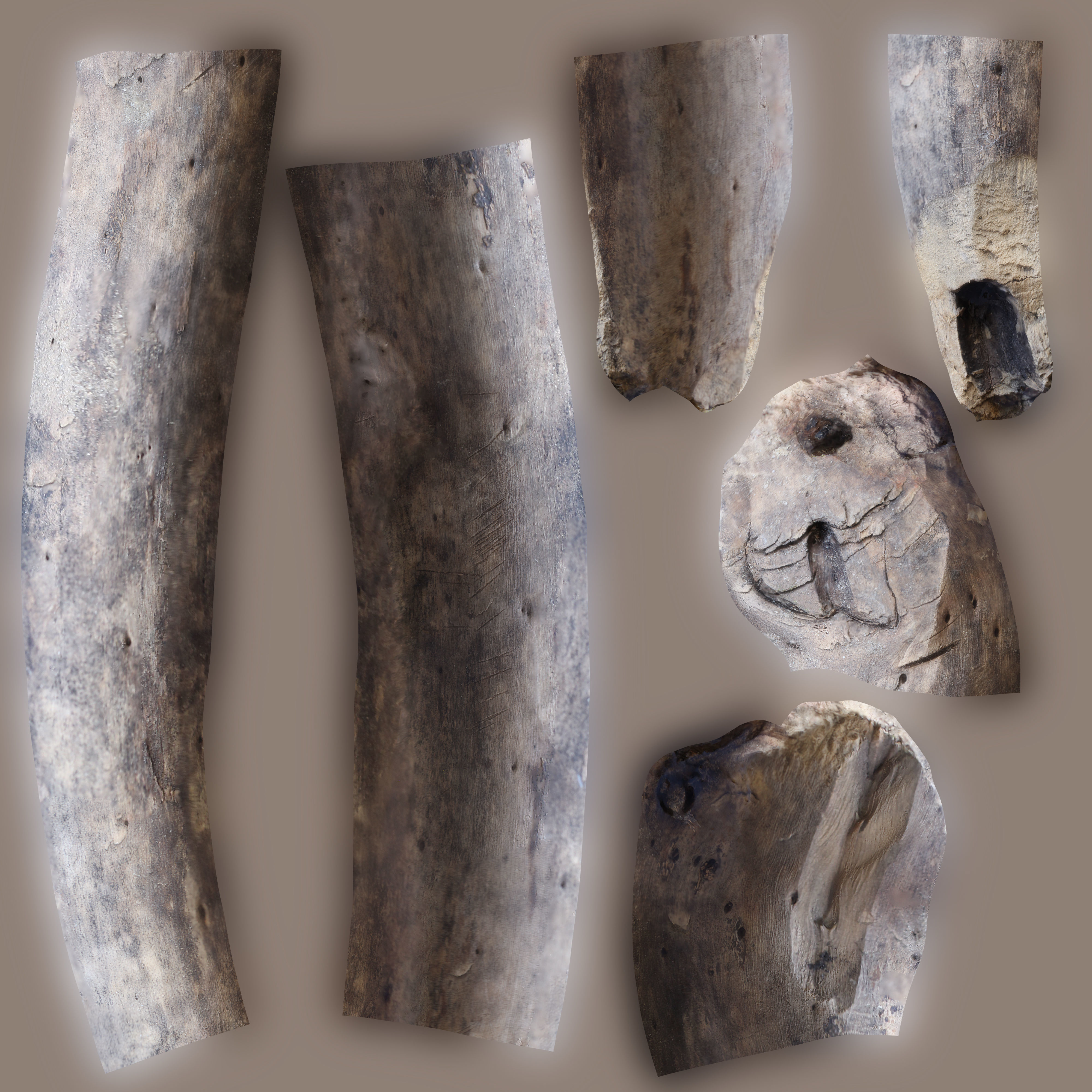 PSWooden005 scanned stick 3D model_15