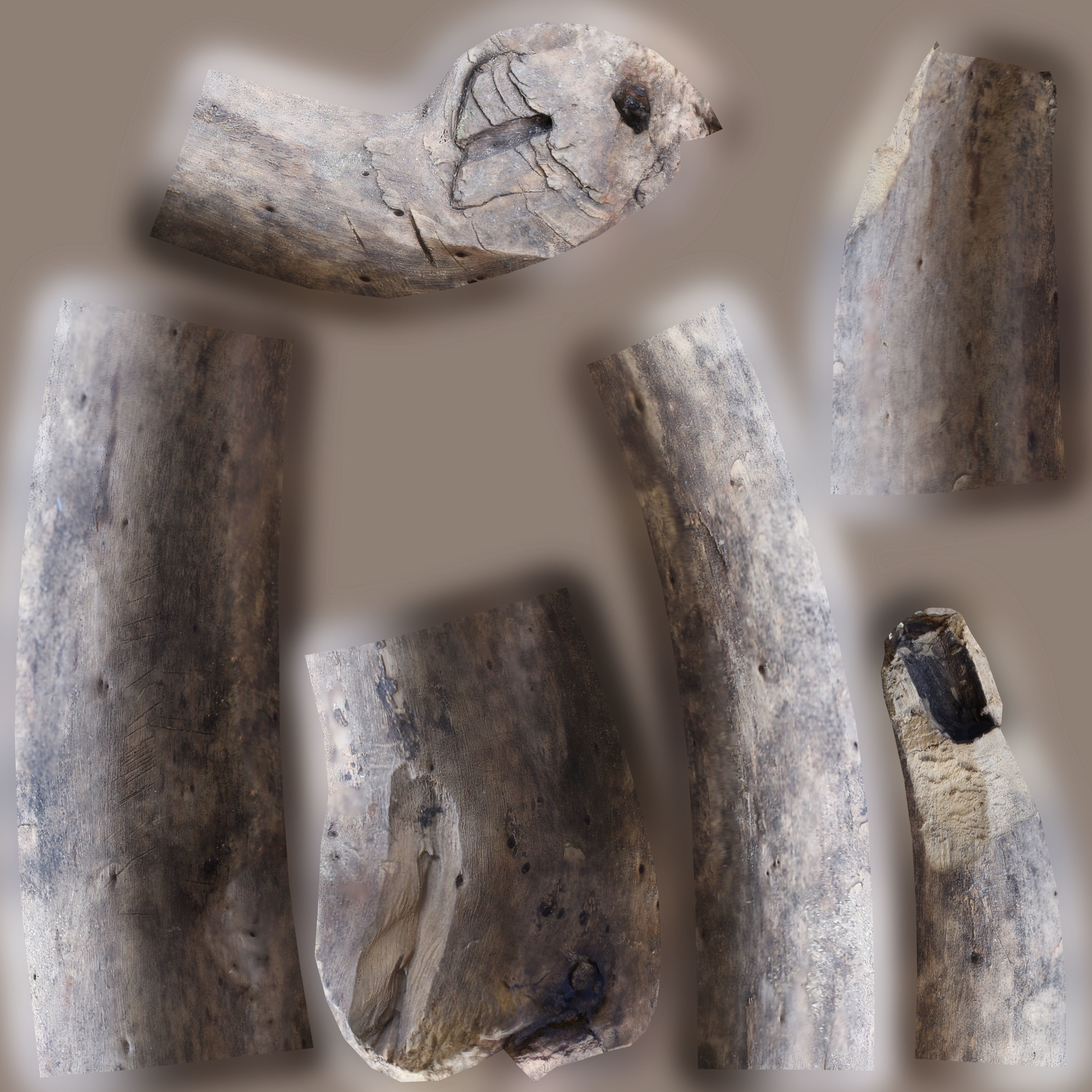 PSWooden005 scanned stick 3D model_17