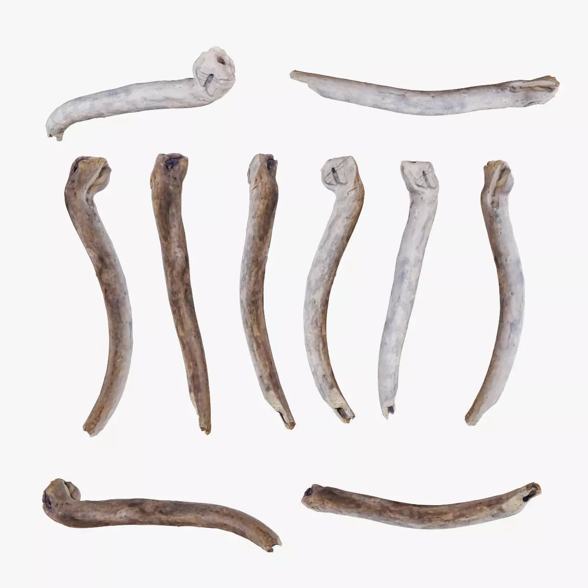 PSWooden005 scanned stick 3D model_0