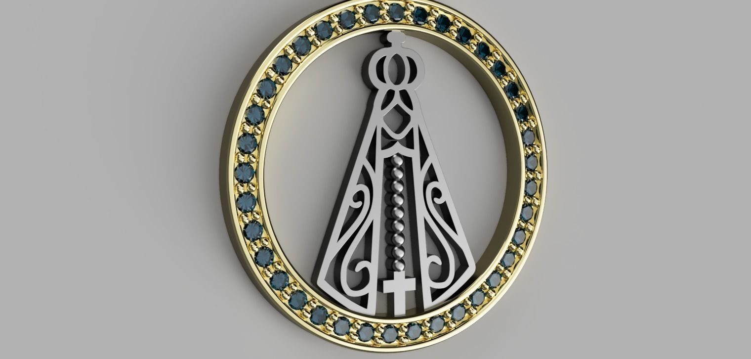 Pendant Holy  3D print model_1