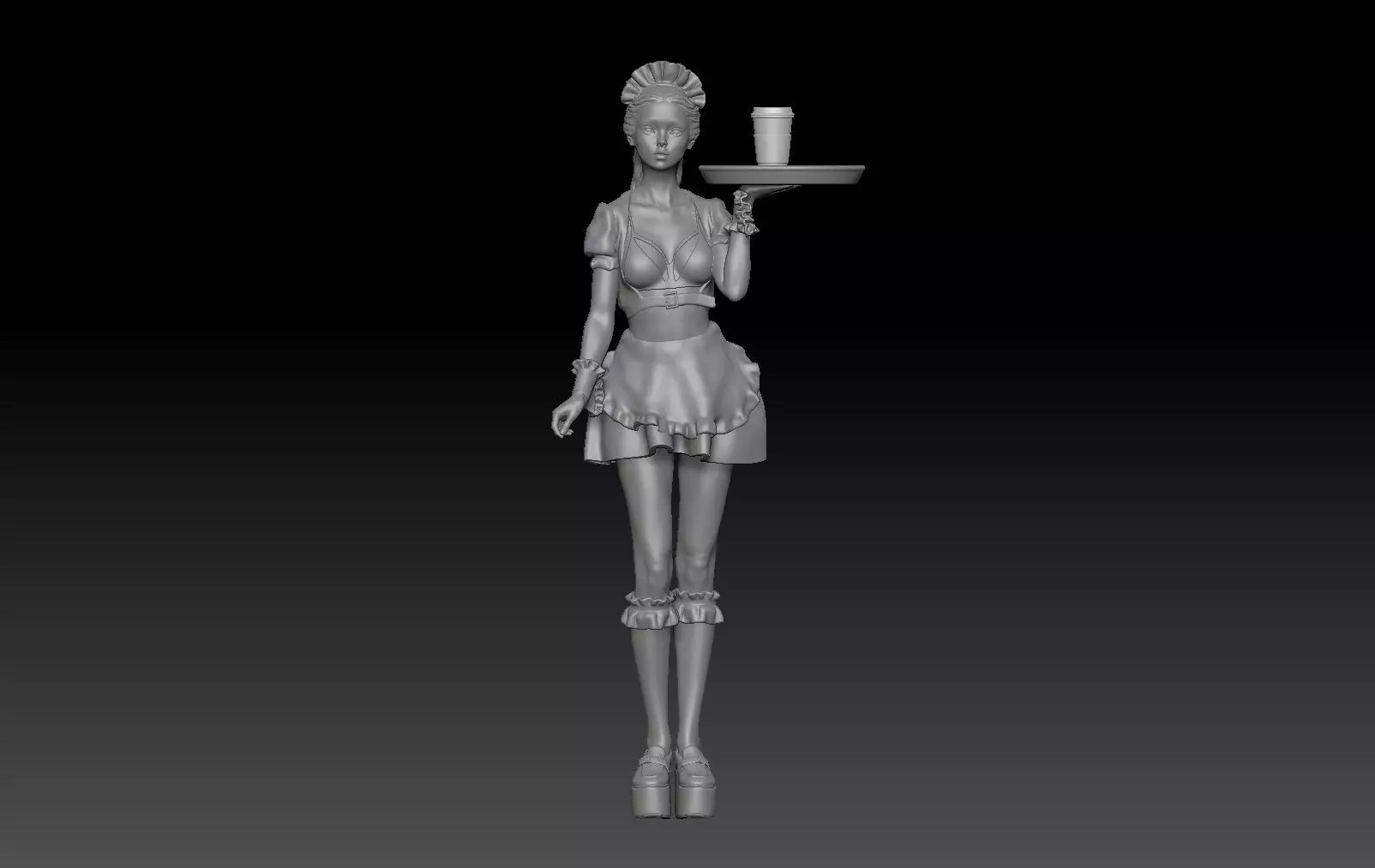 JAPANESE MAID 1 3D print model